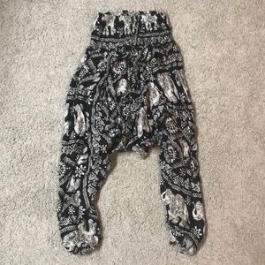 Tribal Hippie Low Crotch Flow Pants